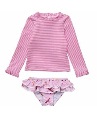 Baby Girls Diving Diva LS Ruffle Set