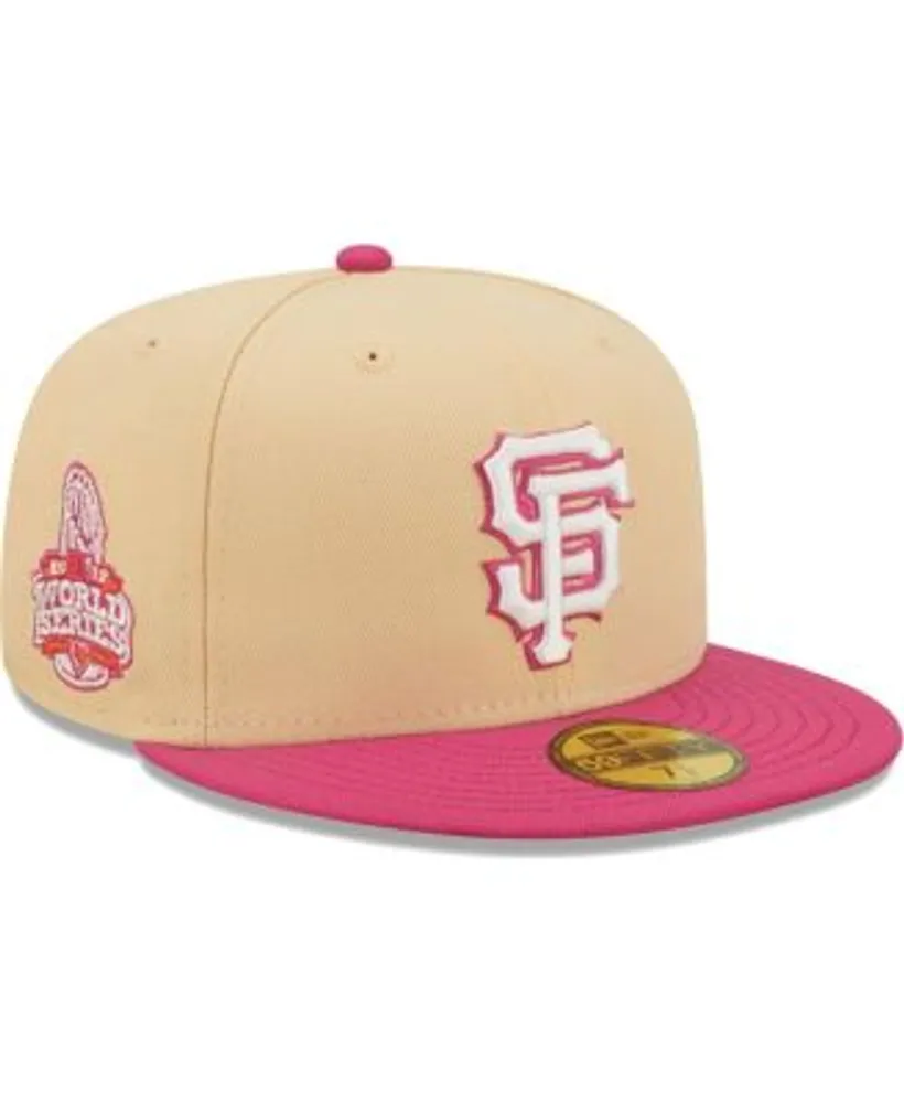 New Era Men's Orange and Pink San Francisco Giants 2012 World Series Mango  Passion 59FIFTY Fitted Hat