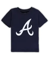 Youth Navy Atlanta Braves T-Shirt 