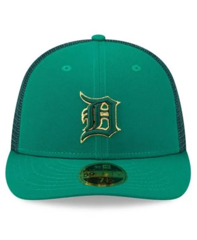 Detroit Tigers New Era White Logo 59FIFTY Fitted Hat - Kelly Green