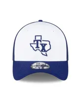 New Era Men's Texas Rangers White 39THIRTY Classic Stretch Fit Hat