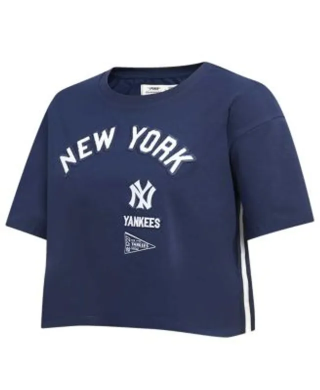 New Era Women's Navy New York Yankees Team Stripe T-shirt - Macy's