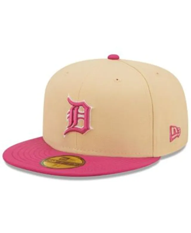 Detroit Tigers Washed Orange Men's Fitted Cap