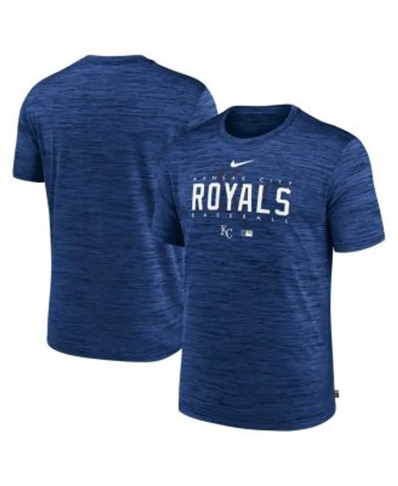 Kansas City Royals Nike Authentic Collection Logo Performance Long Sleeve T- Shirt - Royal