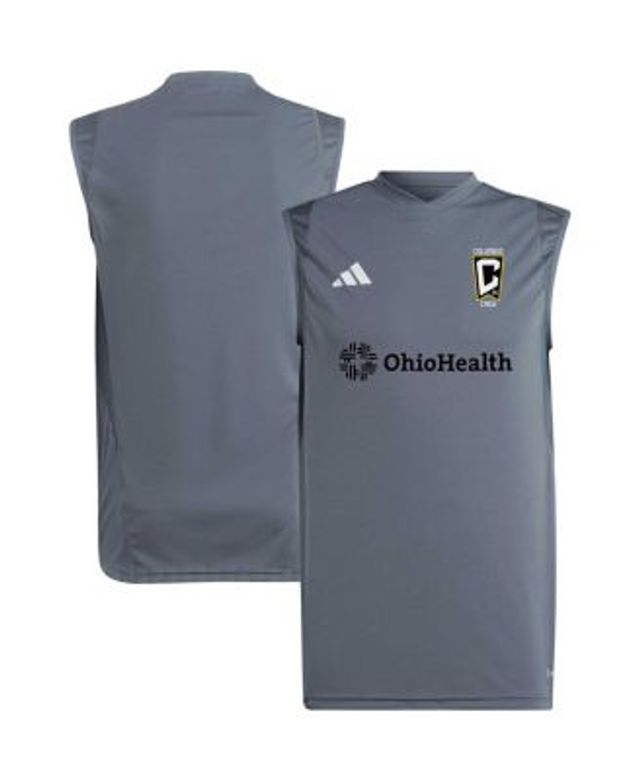 Men's Adidas Gray LAFC 2023 On-Field Sleeveless Training Jersey