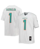 Outerstuff Youth Boys Tua Tagovailoa White Miami Dolphins Replica