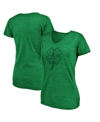 Women's Boston Red Sox Fanatics Branded Kelly Green St. Patrick's Day  Celtic Knot V-Neck T-Shirt