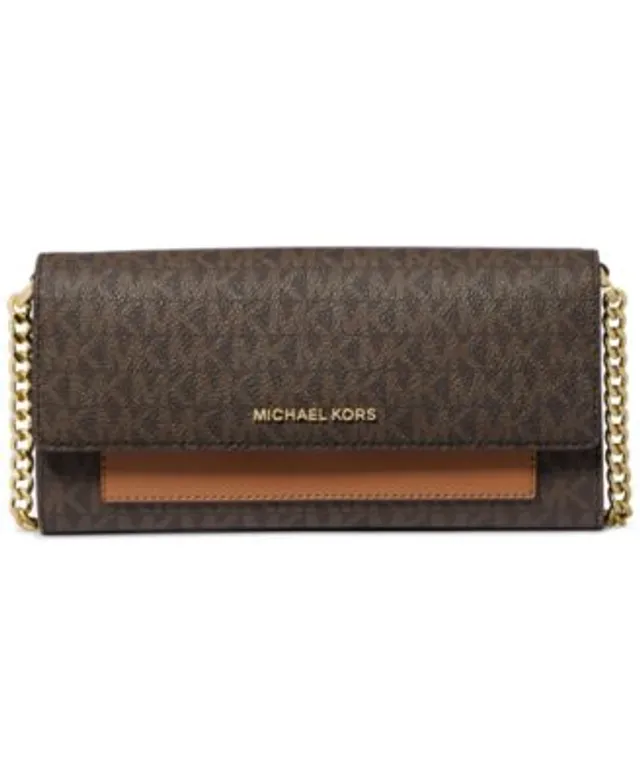 Michael Kors Jet Set Charm Small Leather Pouchette - Macy's