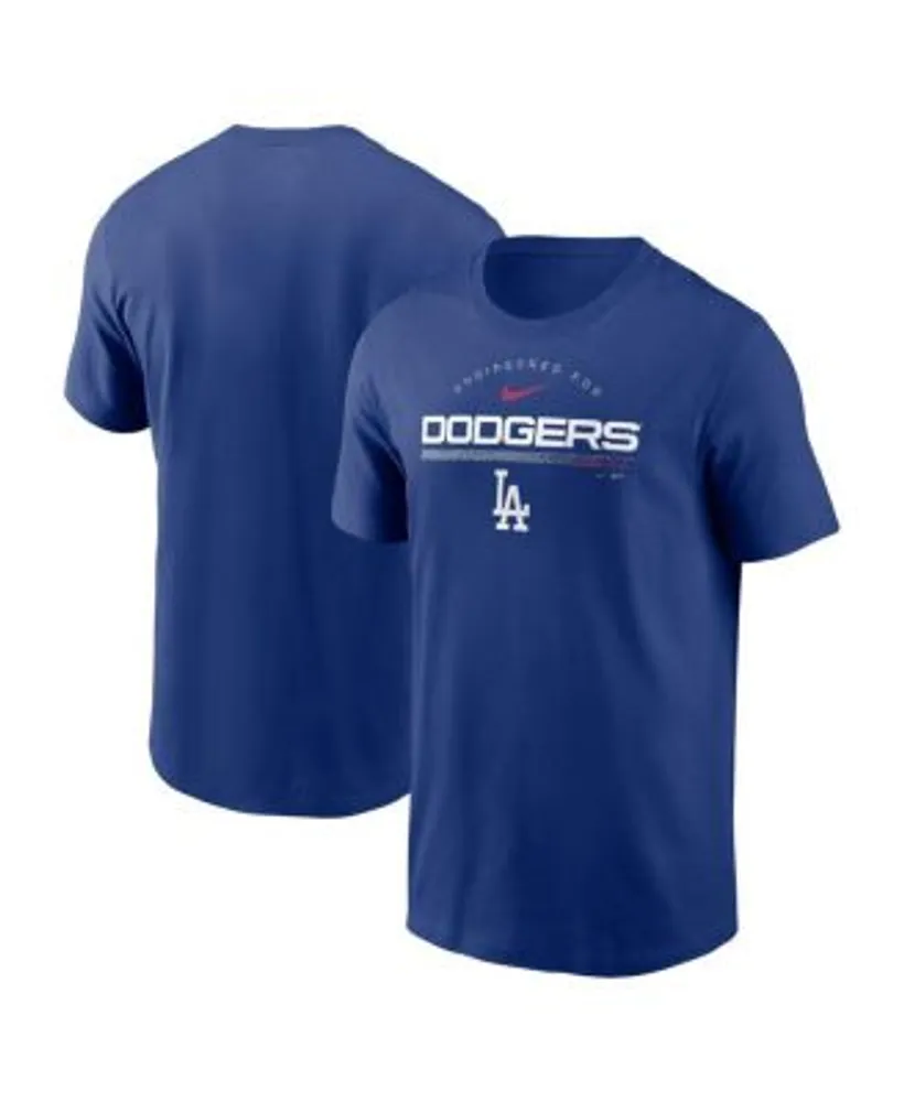Los Angeles Dodgers Youth Officials Practice T-Shirt - Royal/Gray