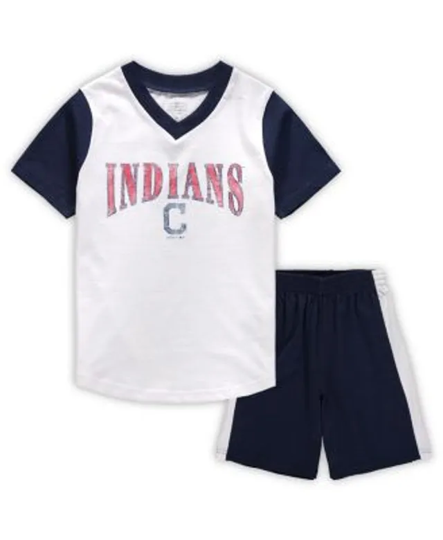 New York Yankees Preschool Groundout Baller Raglan T-Shirt & Shorts Set -  White/Heather Gray