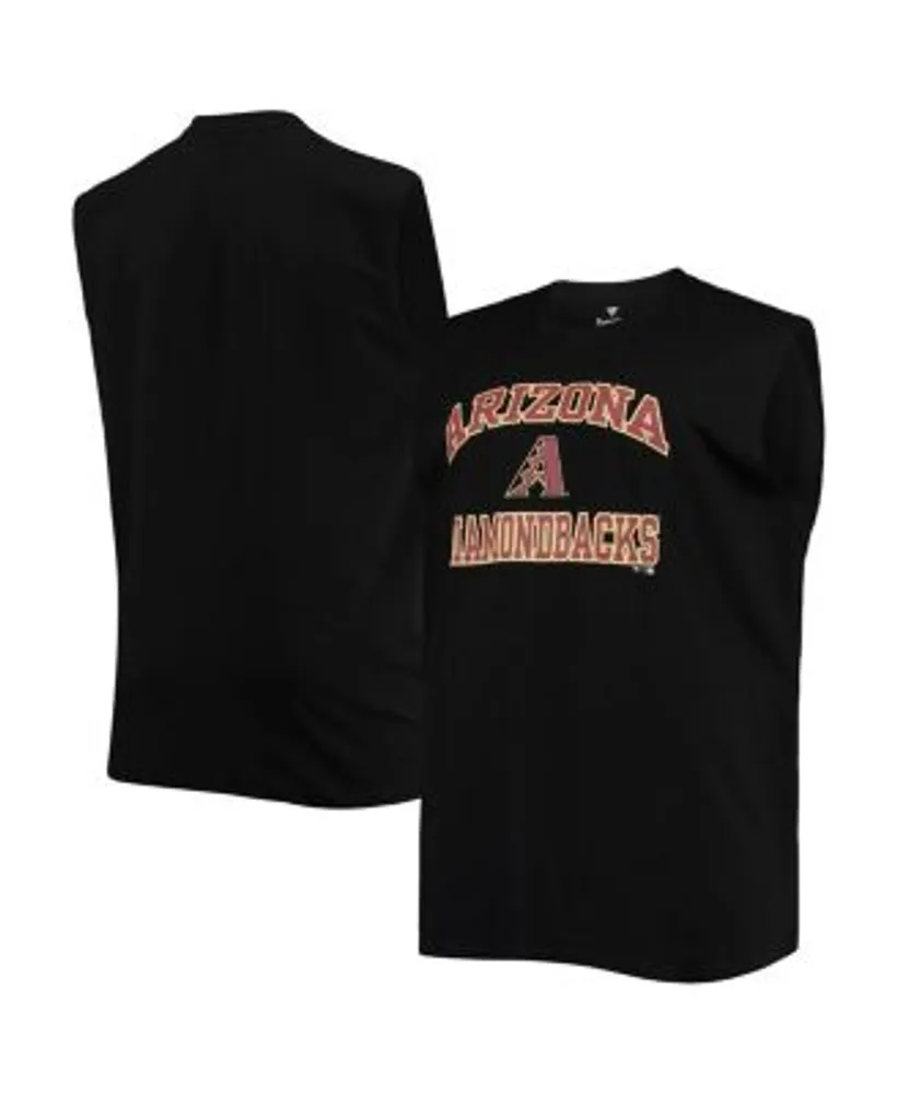 Men's Black Arizona Diamondbacks Big & Tall Jersey Muscle Tank Top