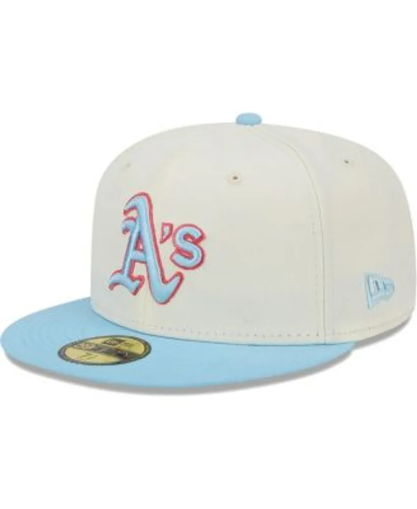 Oakland Athletics 2-Tone Color Pack 59FIFTY Fitted Hat - Brown/ Charcoal LBZSTC / 7 1/8