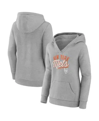 Women's Fanatics Branded Red St. Louis Cardinals Simplicity Crossover  V-Neck Pullover Hoodie