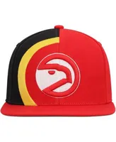 Men's Mitchell & Ness Purple/Red Toronto Raptors Hardwood Classics Team  Two-Tone 2.0 Snapback Hat