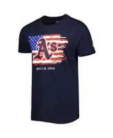 New Era Men's Navy Oakland Athletics 4th of July Jersey T-shirt