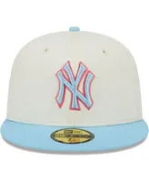 Men's New Era White/Black York Yankees Spring Color Pack Two-Tone 59FIFTY Fitted Hat