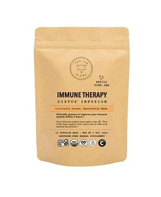 Immune Therapy | Clinically Proven Immune Support | Organic Cistus Herbal Formula | Improves Your Immune System in 2 hrs. | Refill Pouch 14ct