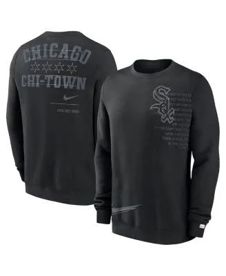 Nike Oakland Athletics Charcoal/Green Authentic Collection Thermal Crew  Performance Pullover Sweatshirt