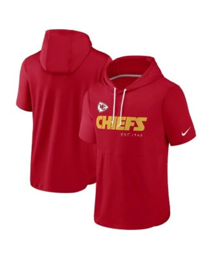 kansas city chiefs short sleeve hoodie