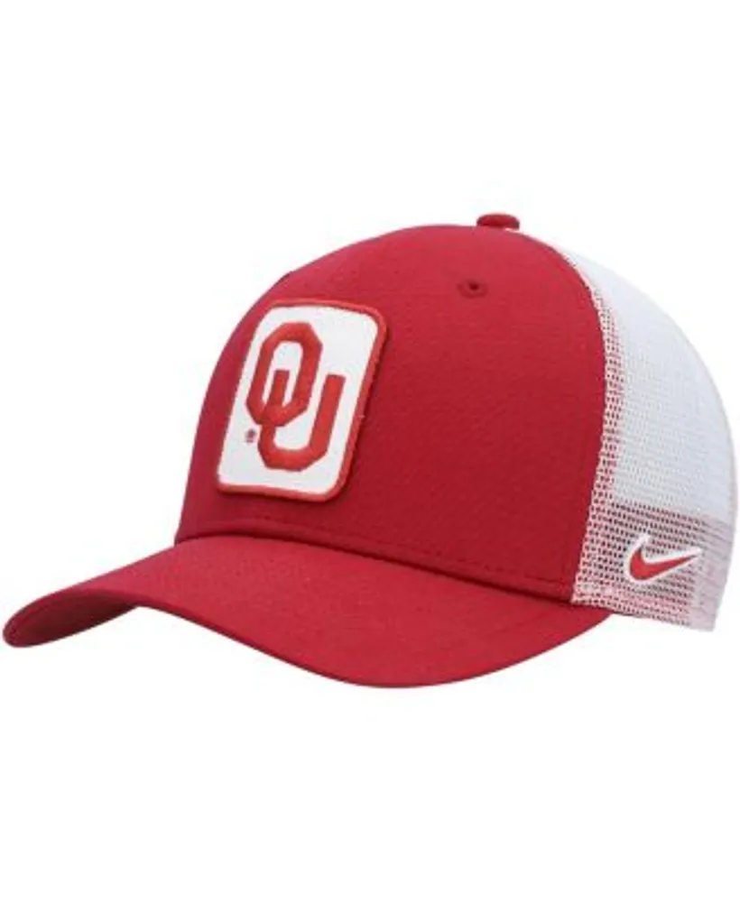 Men's Nike White/Crimson Oklahoma Sooners Team Baseball True