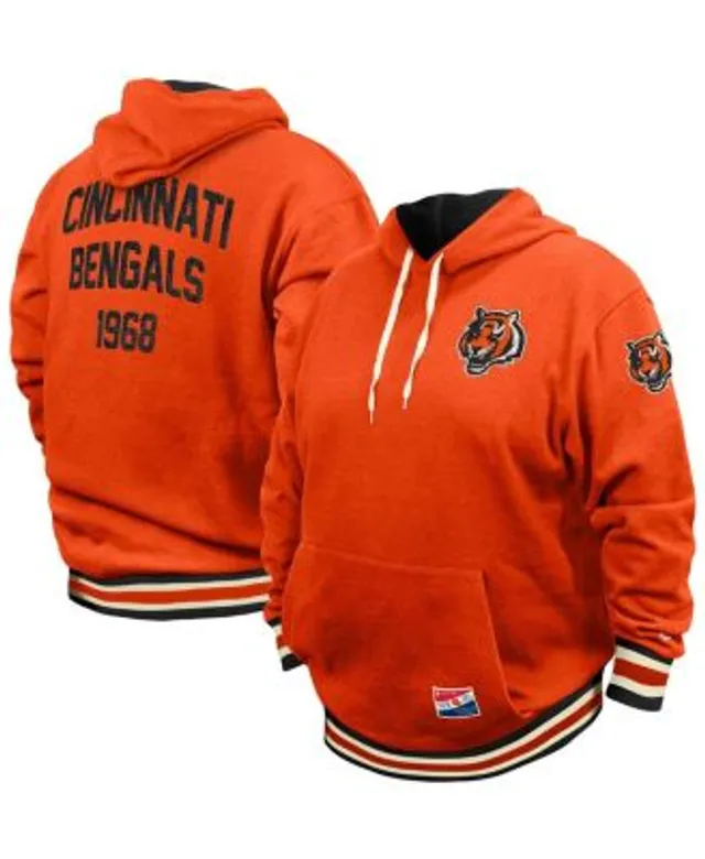 Men's NFL x Staple Orange Chicago Bears Split Logo Pullover Hoodie