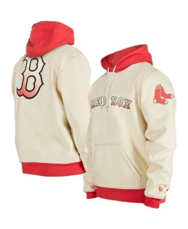 Men's New Era Navy Boston Red Sox Team Split Pullover Hoodie Size: Small