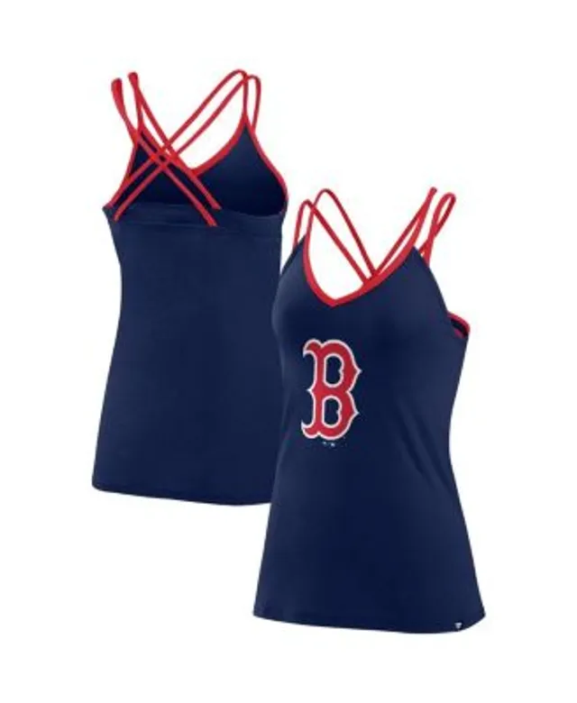 Fanatics Women's Branded Navy Atlanta Braves Barrel It Up Cross