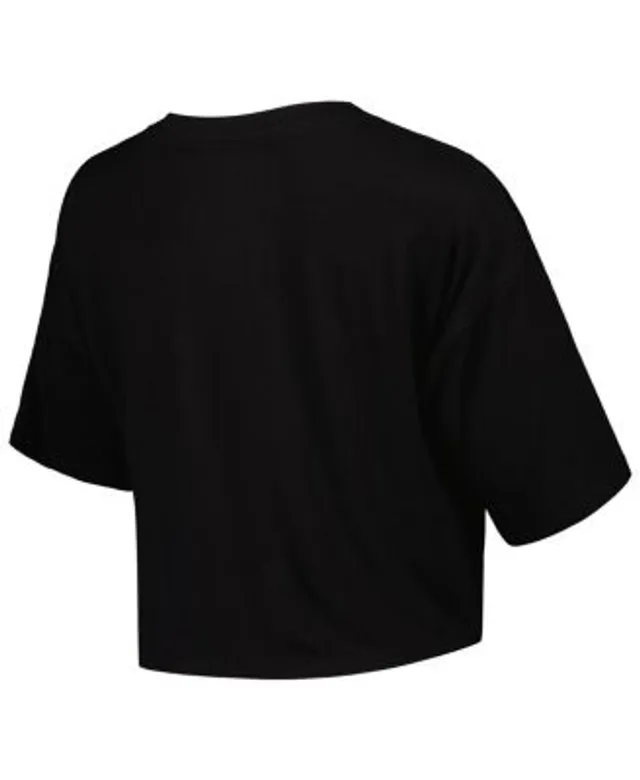 Women's Majestic Threads Steven Stamkos Blue Tampa Bay Lightning Name &  Number Boxy Crop T-Shirt