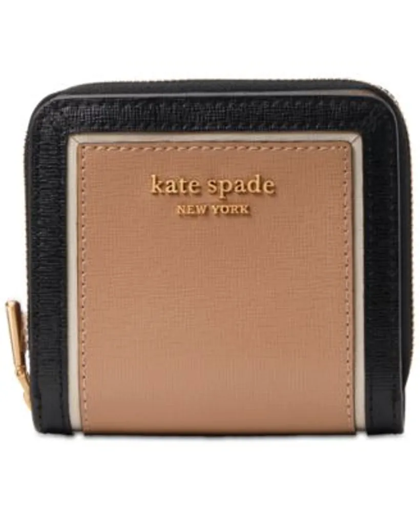 Kate spade new york Morgan Colorblocked Saffiano Leather Compact Wallet