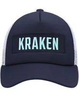 Men's adidas Deep Sea Blue Seattle Kraken Snapback Hat