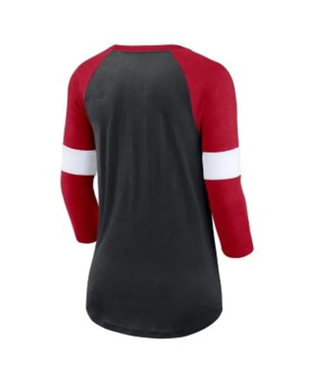 Lids Arizona Cardinals Nike Women's Football Pride Raglan 3/4