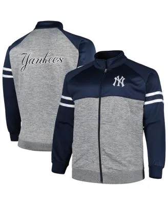 Lids Detroit Tigers Big & Tall Tricot Track Full-Zip Jacket - Navy