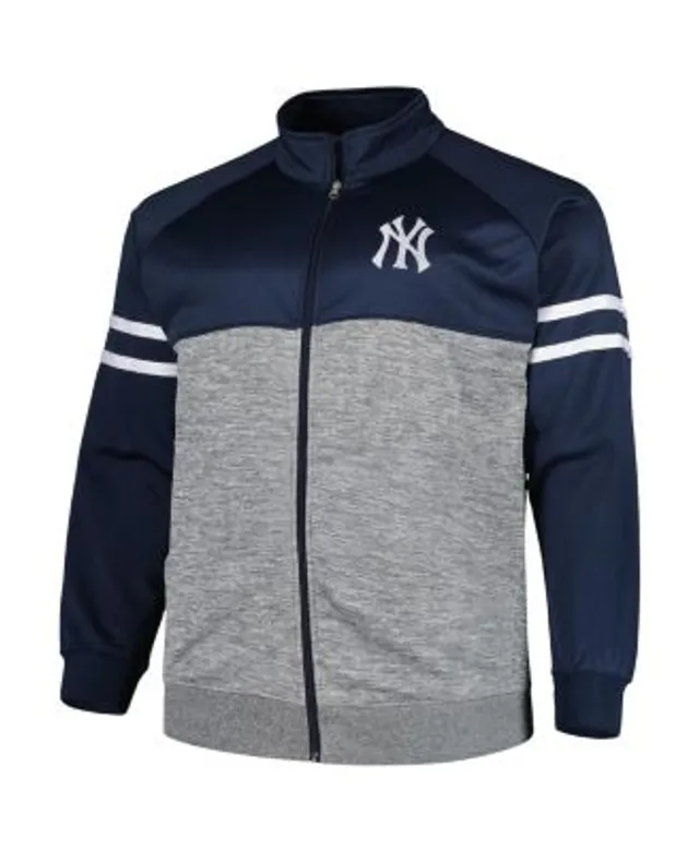 Profile Men's Navy, Heather Gray Atlanta Braves Big and Tall