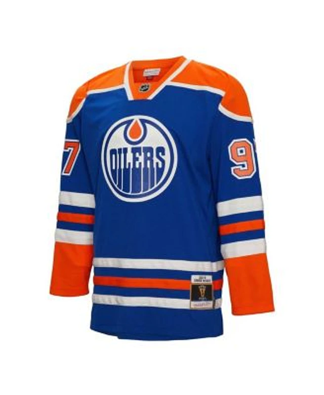 Mitchell & Ness Blue Line Wayne Gretzky Edmonton Oilers 1986 Jersey S