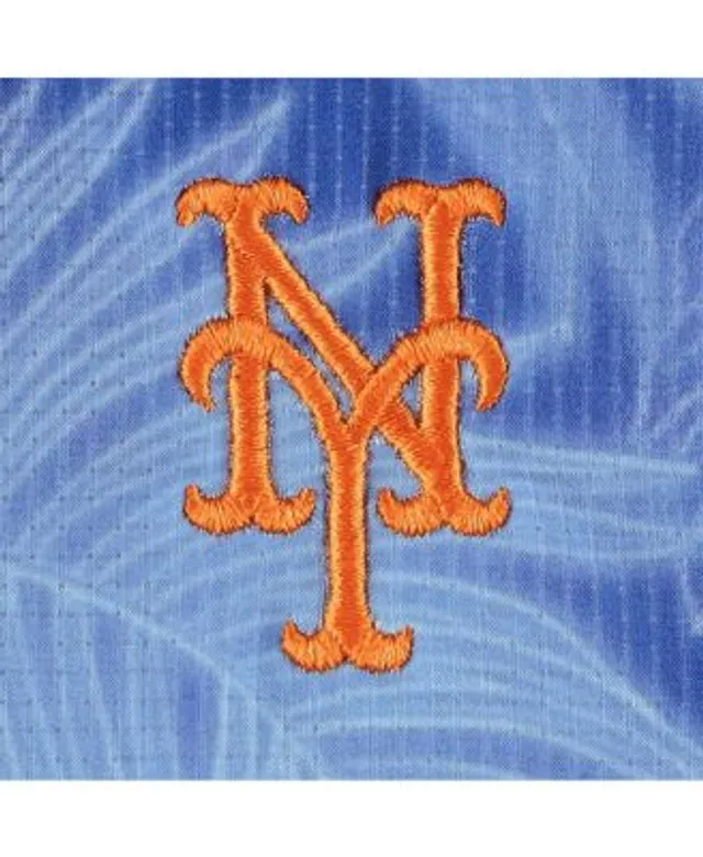 Tommy Bahama Men's Cream New York Mets Baseball Camp Button-Up Shirt