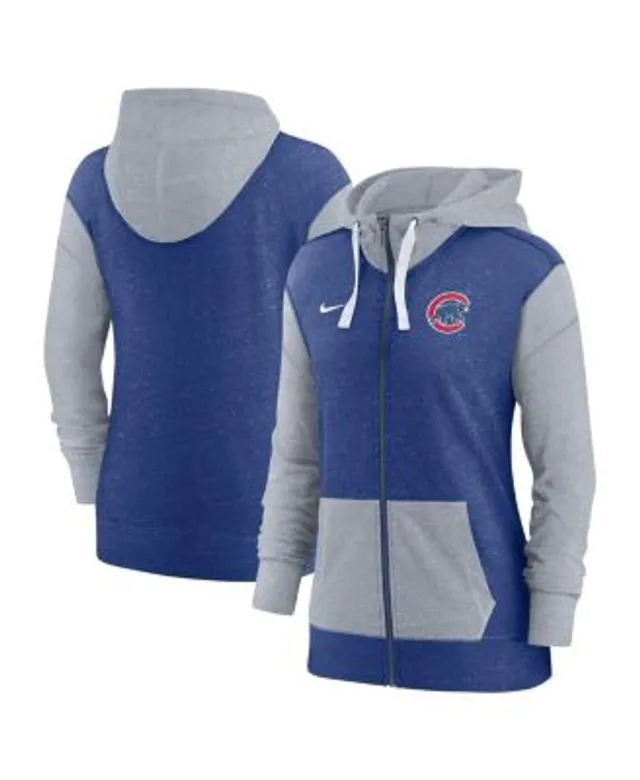 New Era Women's Red and Royal Chicago Cubs Plus Size Colorblock French  Terry Full-Zip Hoodie