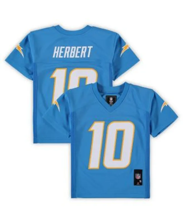 Outerstuff Preschool Boys and Girls Justin Herbert Powder Blue Los Angeles  Chargers Mainliner Player Name and Number T-shirt - ShopStyle