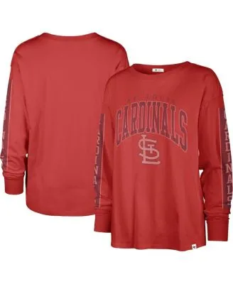 Women's Touch Red St. Louis Cardinals Formation Long Sleeve T-Shirt