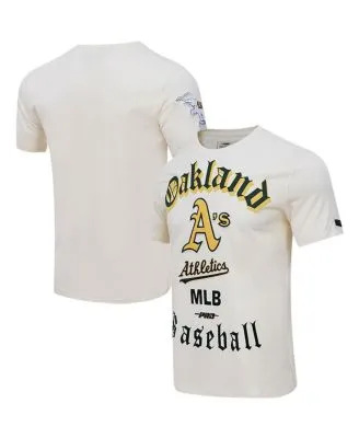 Lids Milwaukee Brewers Pro Standard Cooperstown Collection Old English  T-Shirt - Cream