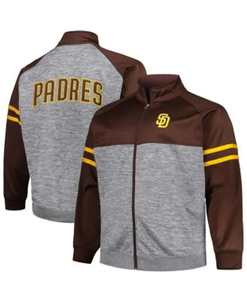 Profile Men's Brown, Heather Gray San Diego Padres Big and Tall