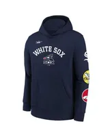 Youth Nike Navy Boston Red Sox Rewind Lefty Pullover Hoodie