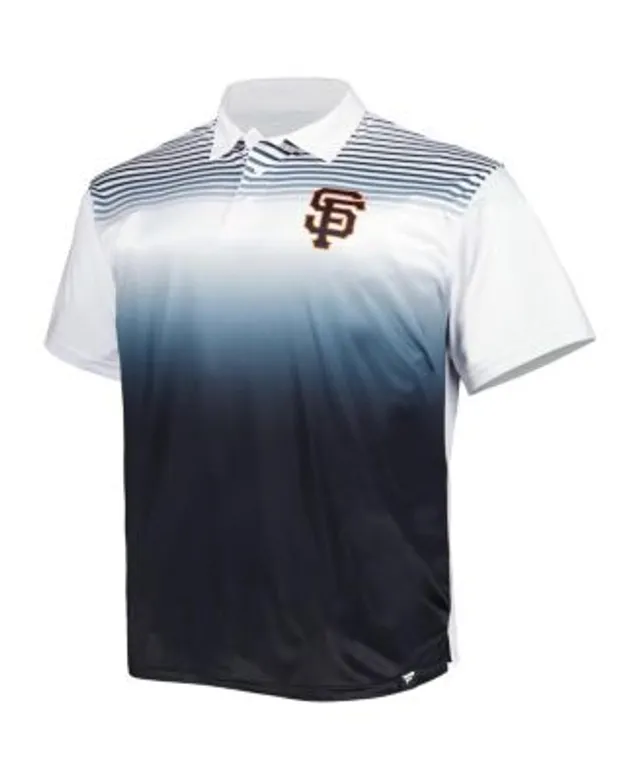 Men's White/Scarlet San Francisco 49ers Big & Tall Fade Polo