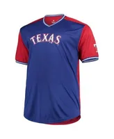 Profile Men's Royal, Red Texas Rangers Solid Big and Tall V-Neck T-shirt