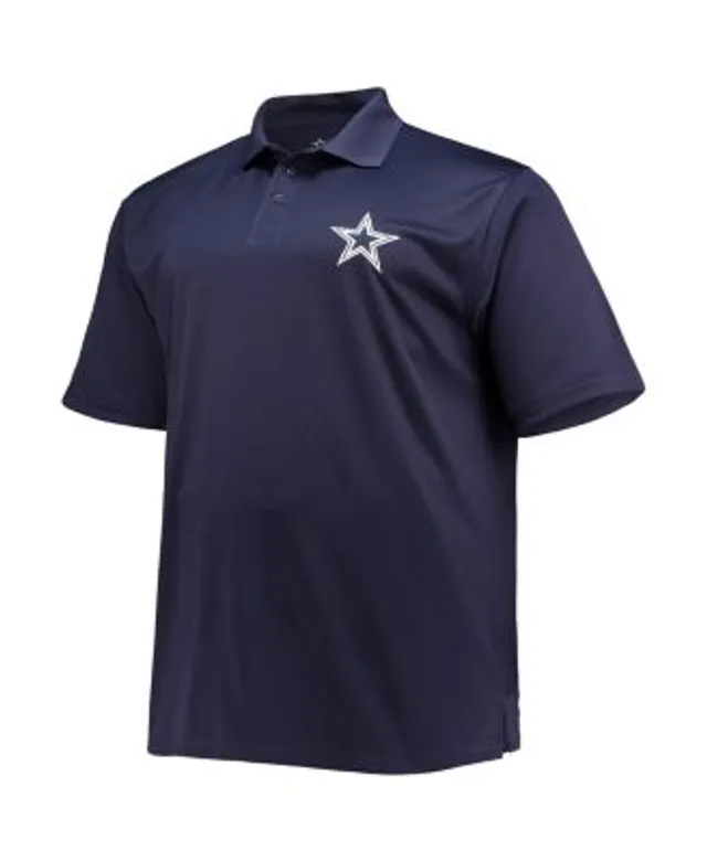 Fanatics Men's Branded Navy and White Dallas Cowboys Big Tall Solid  Two-Pack Polo Shirt Set