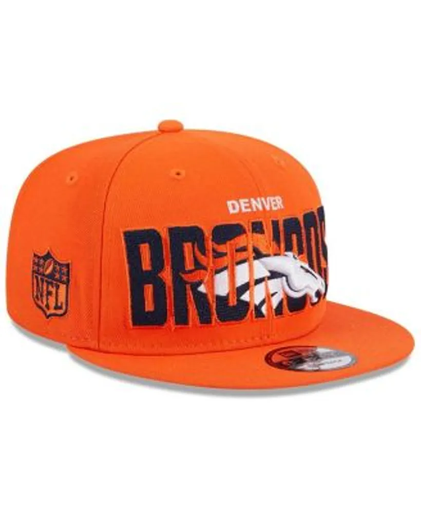 Men's New Era Black/Navy Denver Broncos 2022 NFL Draft 9FORTY Adjustable Hat