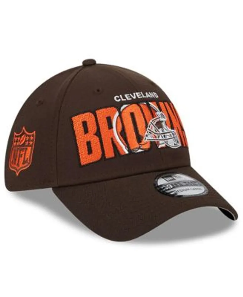 New Era Men's Brown Cleveland Browns 2023 NFL Draft 39THIRTY Flex Hat