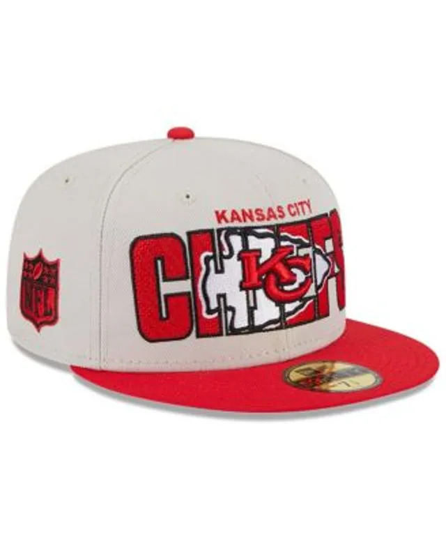 Men's New Era Black/Red Kansas City Chiefs Flipside 2Tone 59FIFTY Fitted Hat