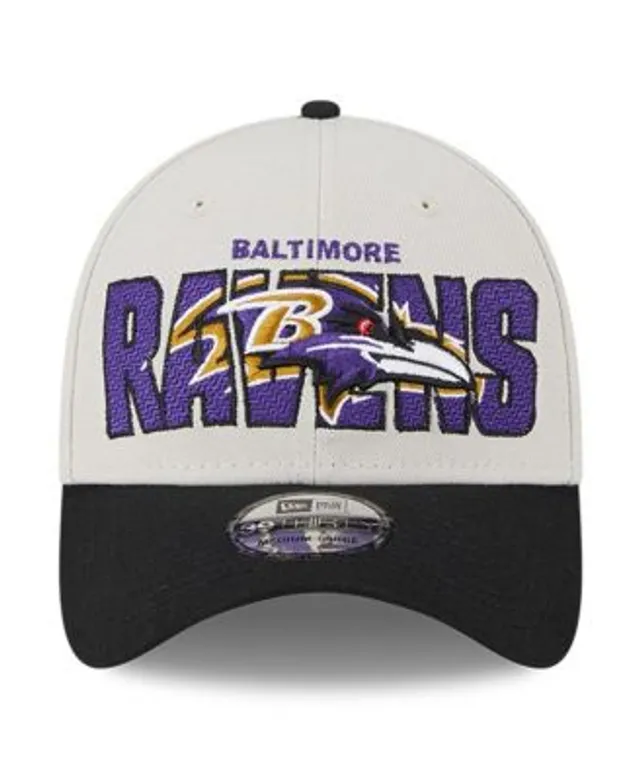 Baltimore Ravens 2021 NFL TRUCKER DRAFT Fitted Hat