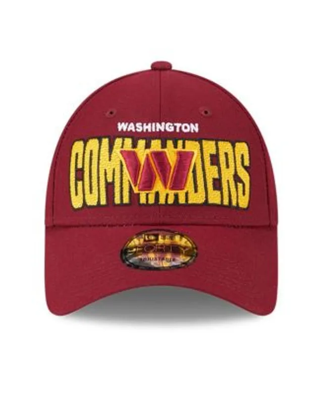 Men's New Era Burgundy Washington Commanders 2023 NFL Draft 59FIFTY Fitted Hat