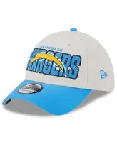 Men's Los Angeles Chargers New Era Black On Black 39THIRTY Flex Hat